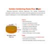 Flux, Golden Soldering Paste Flux 30g for Electronics, Plastic Can - Image 2