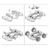 Robot Car Chassis Kit 1 Layer (4WD) - Image 2