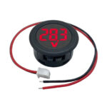 Digital Round Panel Voltage Meter DC (4-100V)
