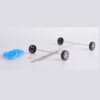 Kit with plastic gears, pulleys, belts, electric motors, wheels - Image 2