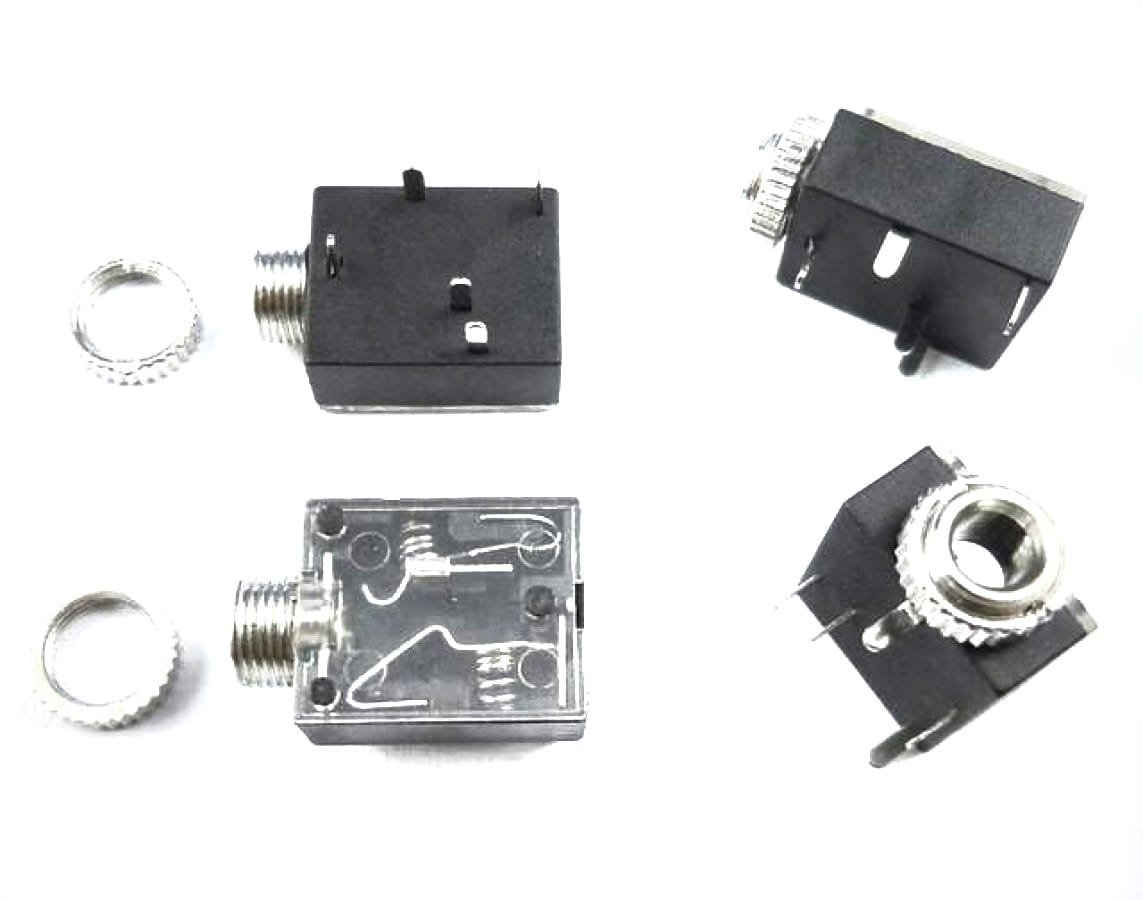 Female Stereo Audio Plug Female Stereo Audio Plug 5-Pin (3.5mm) , DIP - Image 1