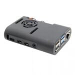 Black ABS Case Wide 40Pin GPIO Port Support Fans Installed for Raspberry Pi 4B (559)