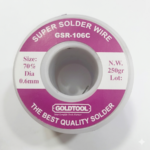 GOLDTOOL Solder Wire 250gm (Sn70/Pb30 - 0.6mm) Taiwan