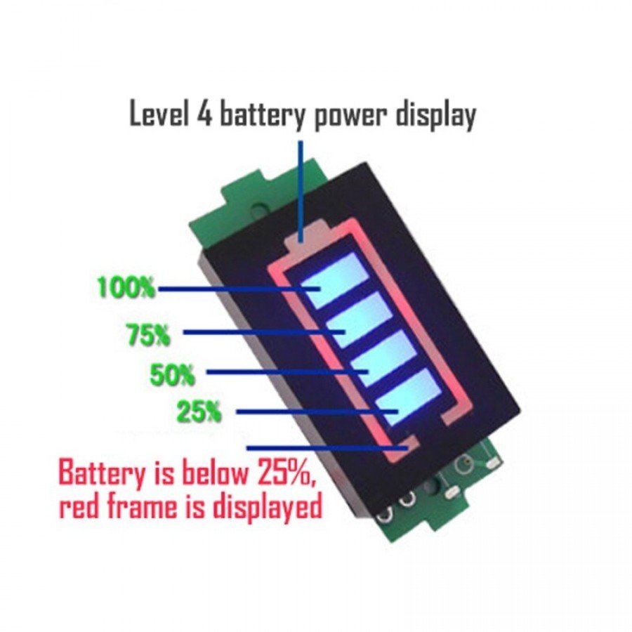 18650 Li-po Lithium Battery Capacity Indicator Module 3S 18650 Li-po Lithium Battery Capacity Indicator Module - Image 1