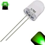 LED White Green Color (10mm)