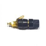 Female Banana Binding Post (25A) , Black Color (B3)
