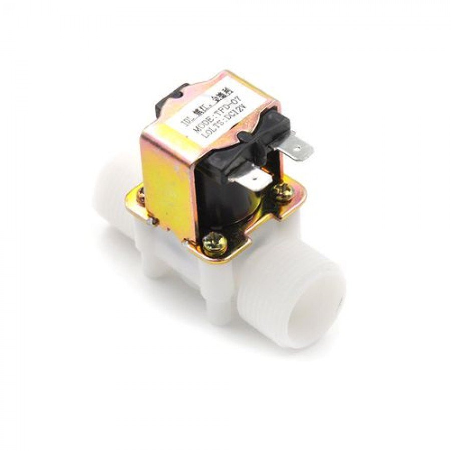 63bc82674f7f1eab613a59fcce9c8a34.jpg Plastic Electric Air/Water Solenoid Valve (DC12V) - Image 1