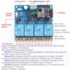 WiFi ESP8266 (ESP-01) Relay Module 4CH (5V) - Image 2
