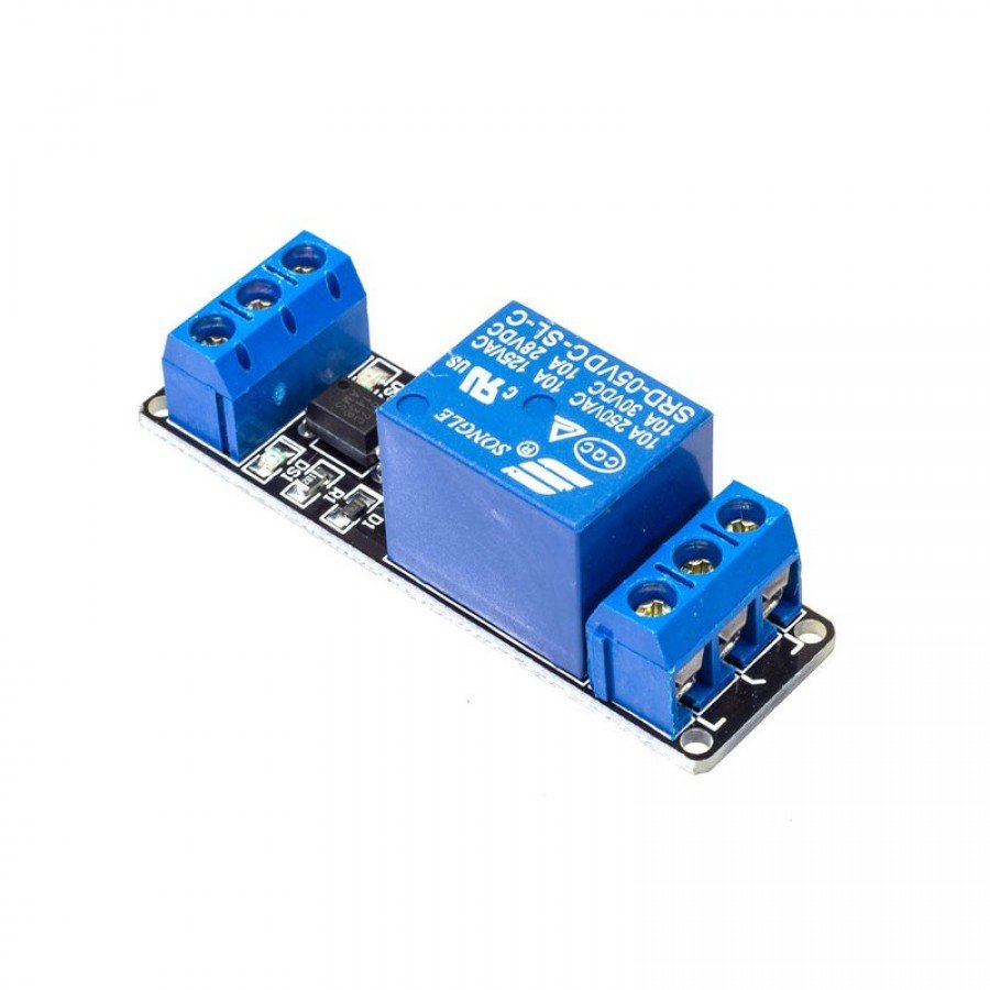 7631f59f0a3743a200e2a82a9d54b046.jpg Relay Module 1 Channel (5Vdc) - Image 1