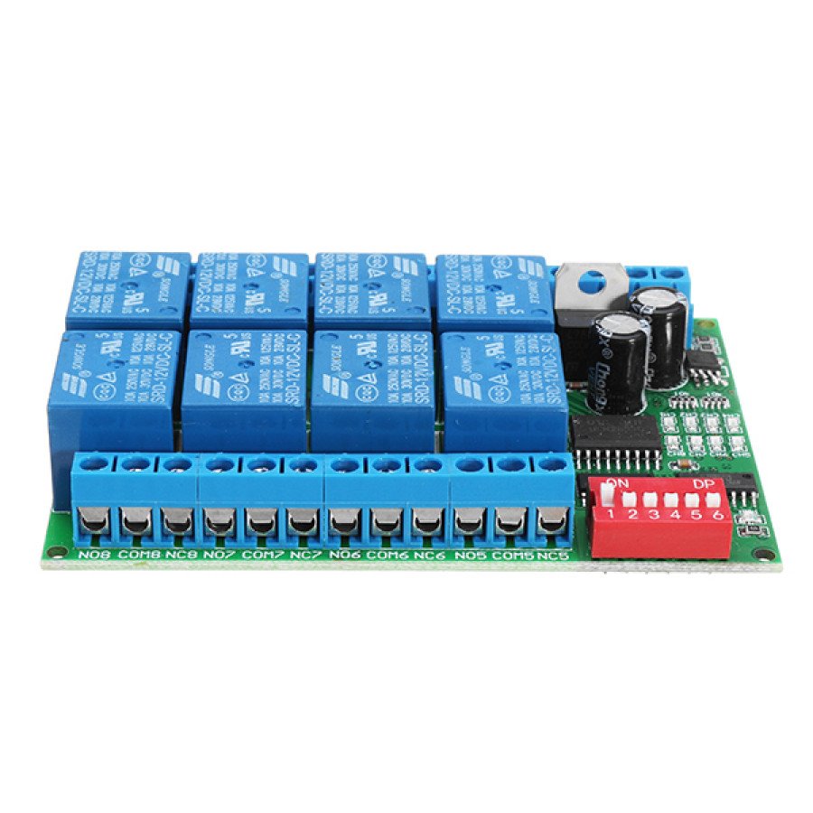 820CHANNEL20DC2012V20RS48520RELAY20MODULE.jpg 8 Channel RS485 Relay Module (12Vdc) - Image 1