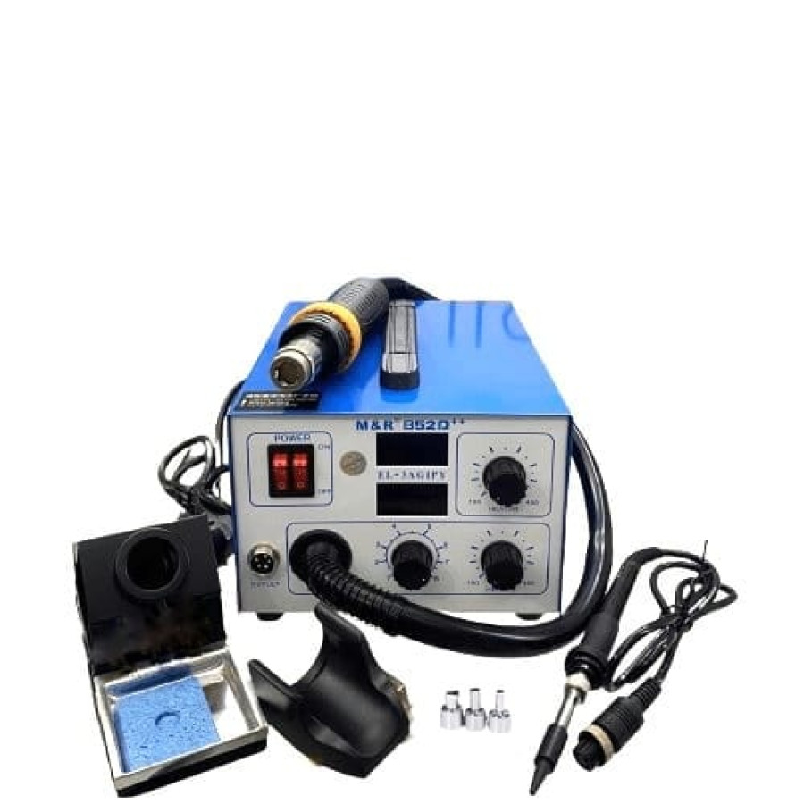 852D.jpg MR Digital Hot Air,Soldering Station SMD SMT Rework Station M&R 852D++! - Image 1