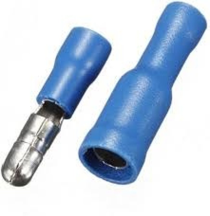 915109c4-a7e9-4d1a-a302-7f313a74459b.jpg Male-Female Solderless Crimp Bullet Plug - Image 1