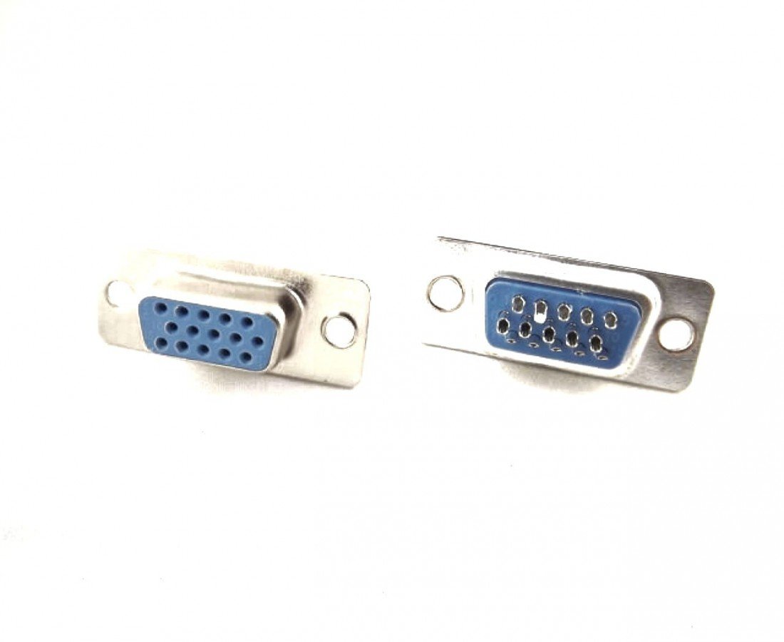 Female DB15 VGA Connector Solder Type