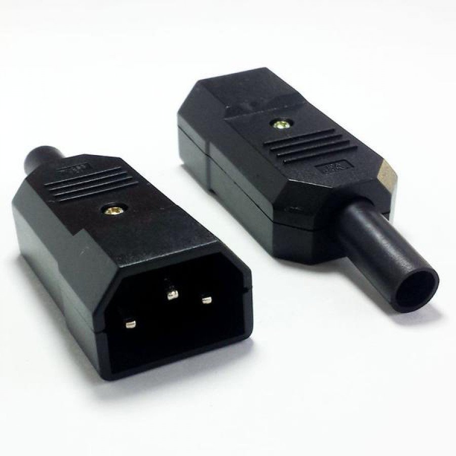 ACPMJpp06 AC Power extension plug Male jack (SN:pp06) - Image 1