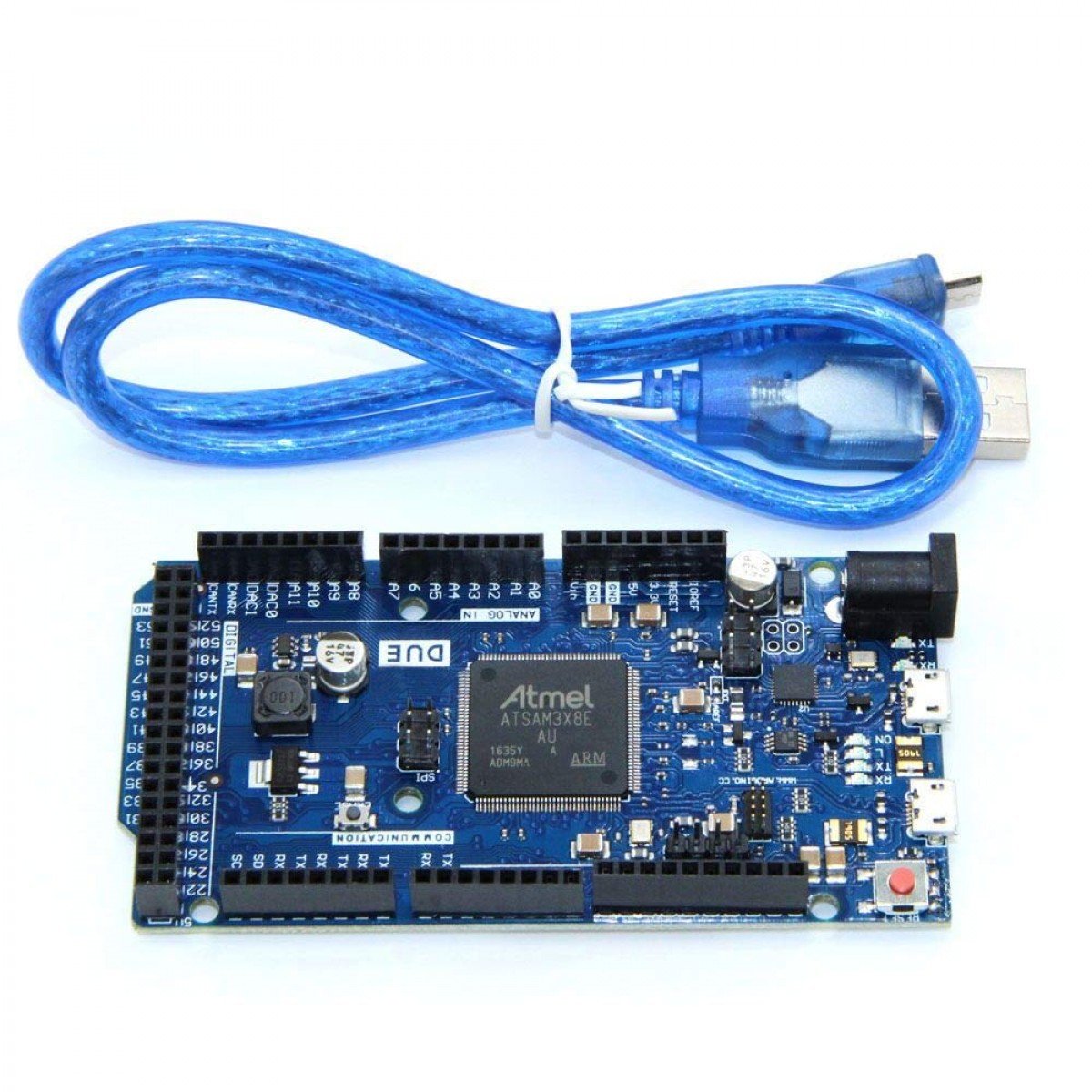 Arduino Due (ARM 32 BIT- Cortex M3) + USB Cable Arduino Due (ARM 32 BIT- Cortex M3) + USB Cable - Image 1