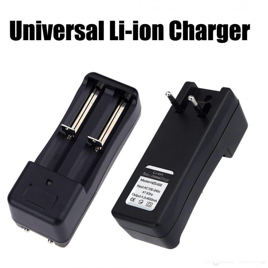 EU18650600 EU Universal 18650 Lithium Battery Charger 2 Cell - Image 1