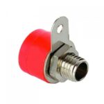 Female Banana Plug Short (4 mm) , Red  Color (B1)