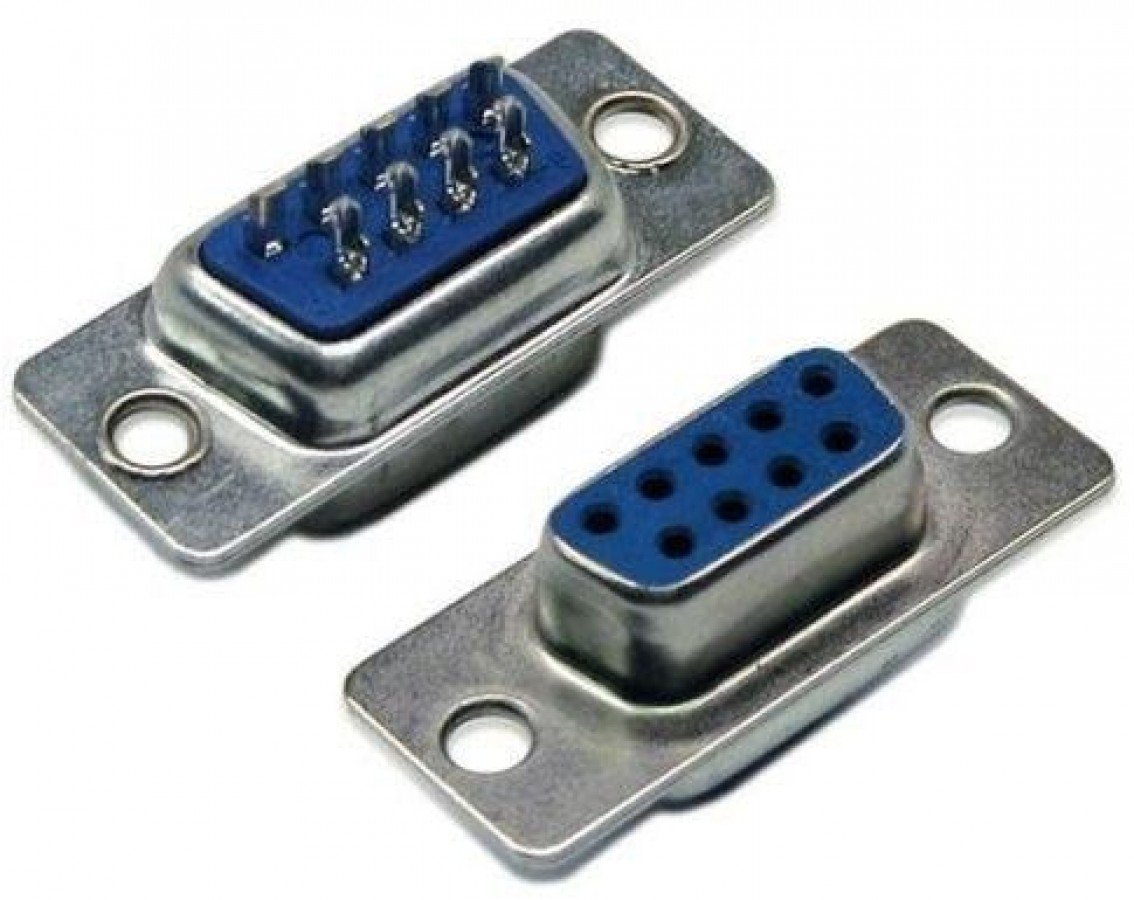 Female DB9 Connector ST Female DB9 Connector Solder Type - Image 1