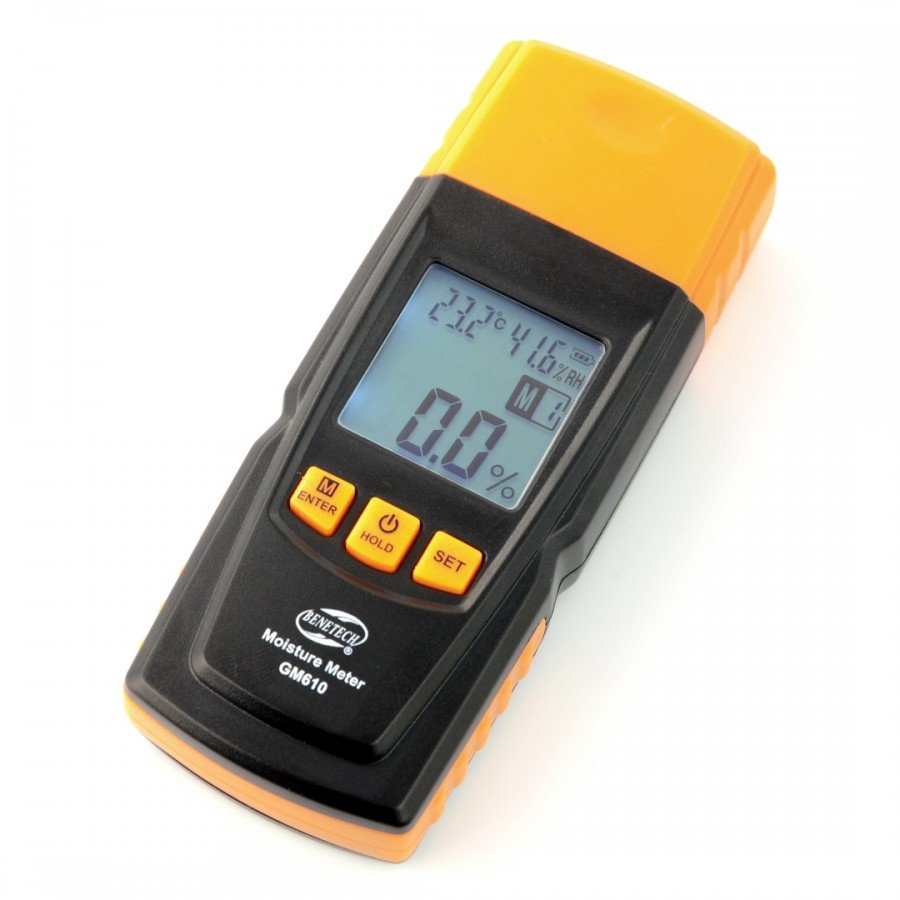 GM610.jpg Benetech fuel / plaster moisture and temperature meter GM610 - Image 1