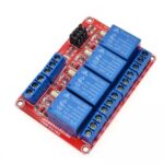 4 Channel 5V Relay Module with High/Low Level Trigger