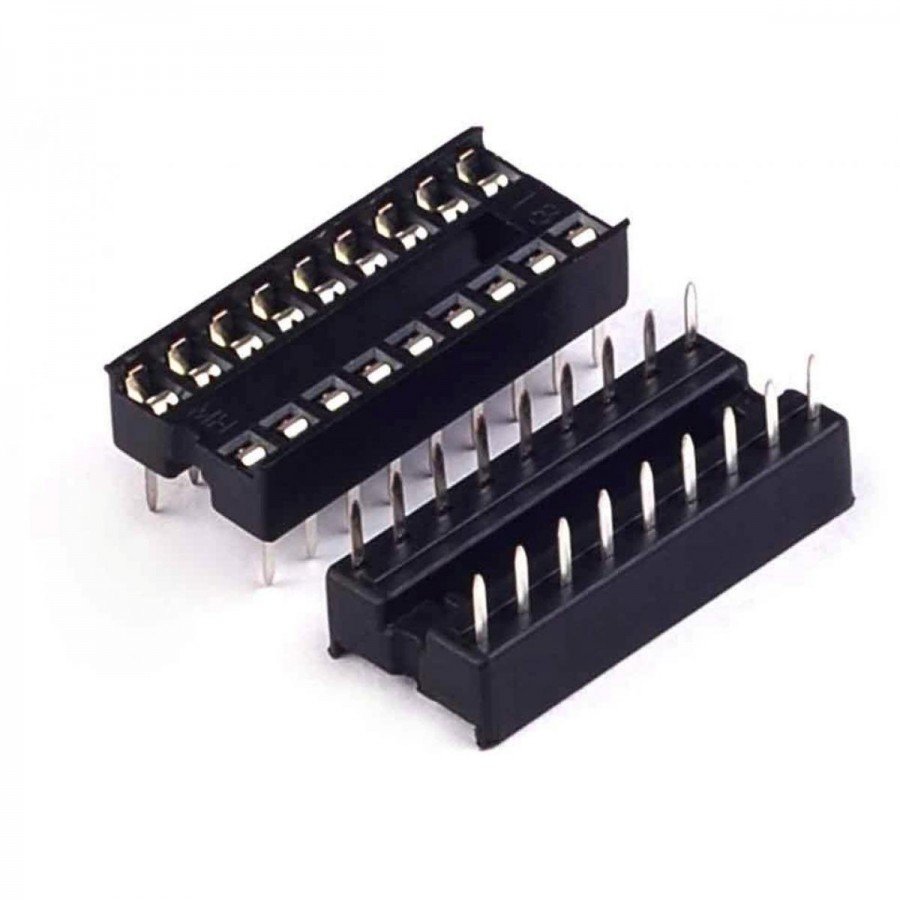 IC SOCKET Base 18 PIN DIP IC SOCKET Base 18 PIN DIP - Image 1