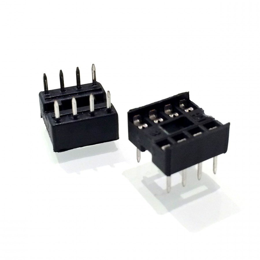 IC SOCKET Base 8 PIN DIP IC SOCKET Base 8 PIN DIP - Image 1