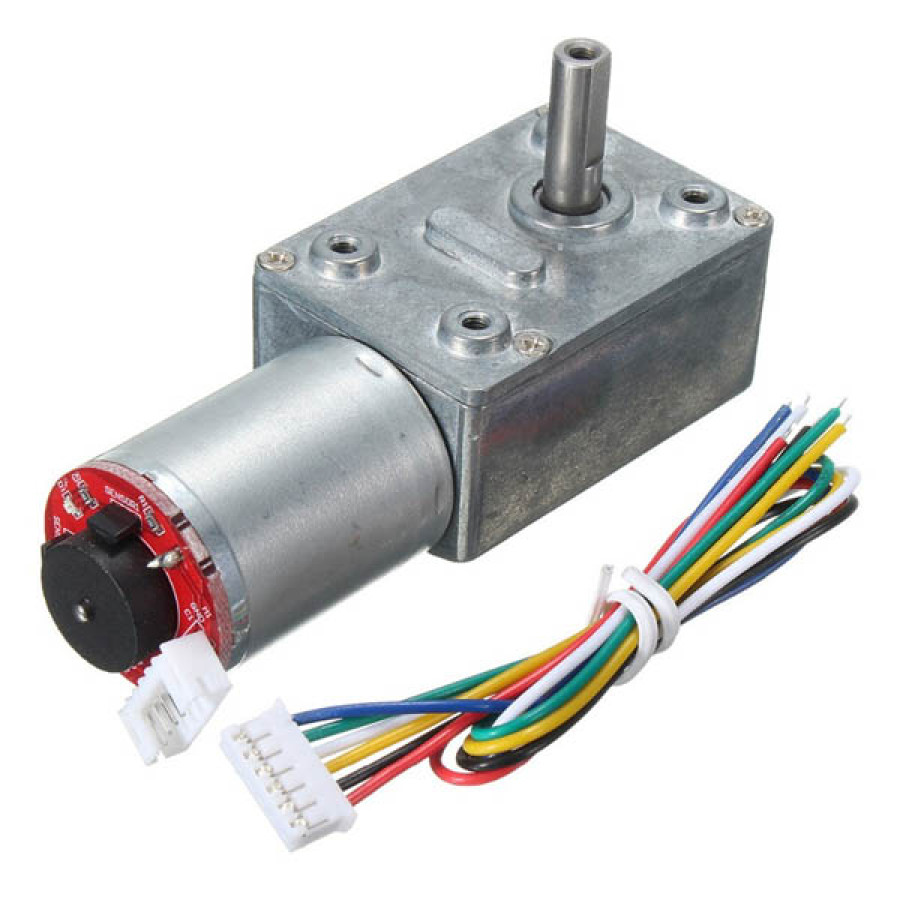 JGY-370.jpg Dc Gear Motor With Magnetic Linear Encoder JGY-370 (25KG-90RPM-12V) - Image 1