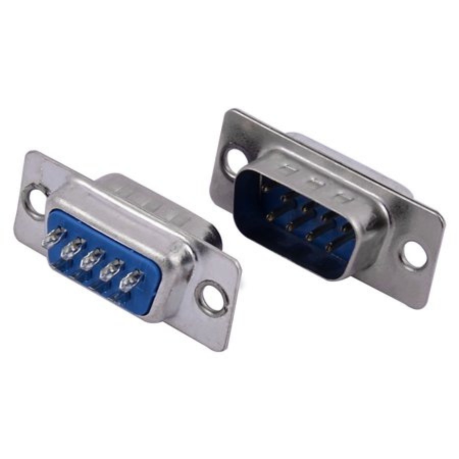 Male DB9 Connector ST Male DB9 Connector Solder Type - Image 1