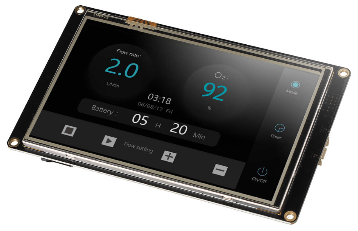 NX8048T070.jpg 7″ Display NX8048T070 Nextion Touch Screen UART LCD - Image 1