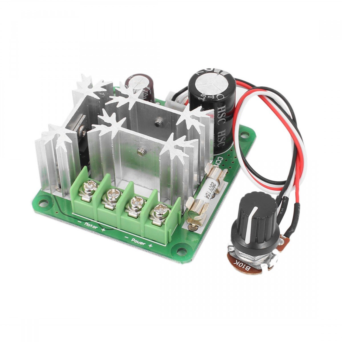 PWM DC Motor Speed Regulator Controller Switch DC (6V-90V) 15A PWM DC Motor Speed Regulator Controller Switch DC (6V-90V) 15A - Image 1