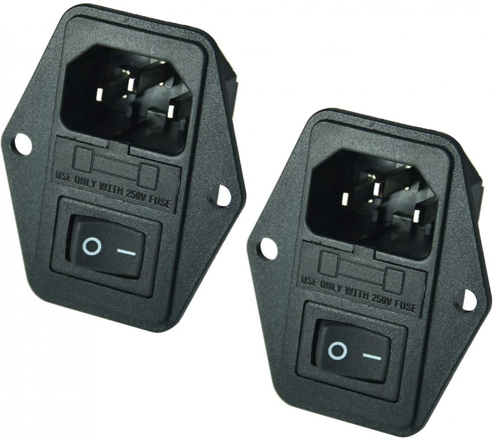 Panel20Mount20AC20Inlet20Power20Socket20With20Fuse20Holer202C20Switch201.jpg Panel Mount AC Inlet Power Socket With Fuse Holer , Switch (IN6) - Image 1