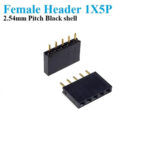 Pin Header Female (2.54mm) 1X5 Straight