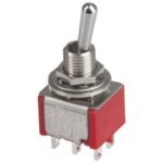 Press Toggle Switch 6 Pins-SPDT ON-OFF (6A,125VAC)