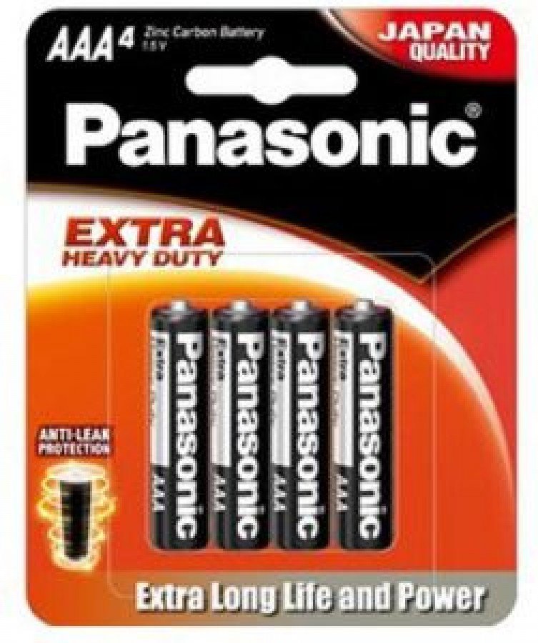 R03NP-4B 1.5V AAA Extra Long Life Panasonic Battery (2PCS) - Image 1