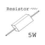Resistor (5.6 ohm , 5W)