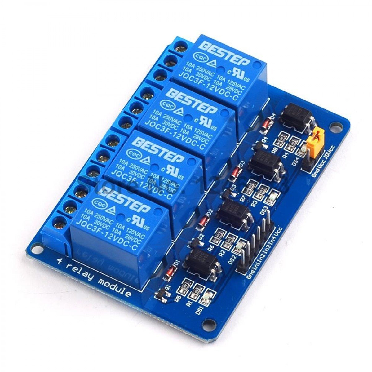 Relay Module 4 Channel (12Vdc) Relay Module 4 Channel (12Vdc) - Image 1