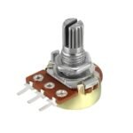 Rotary Pot 3PIN (500 Kohm , 1/2W)