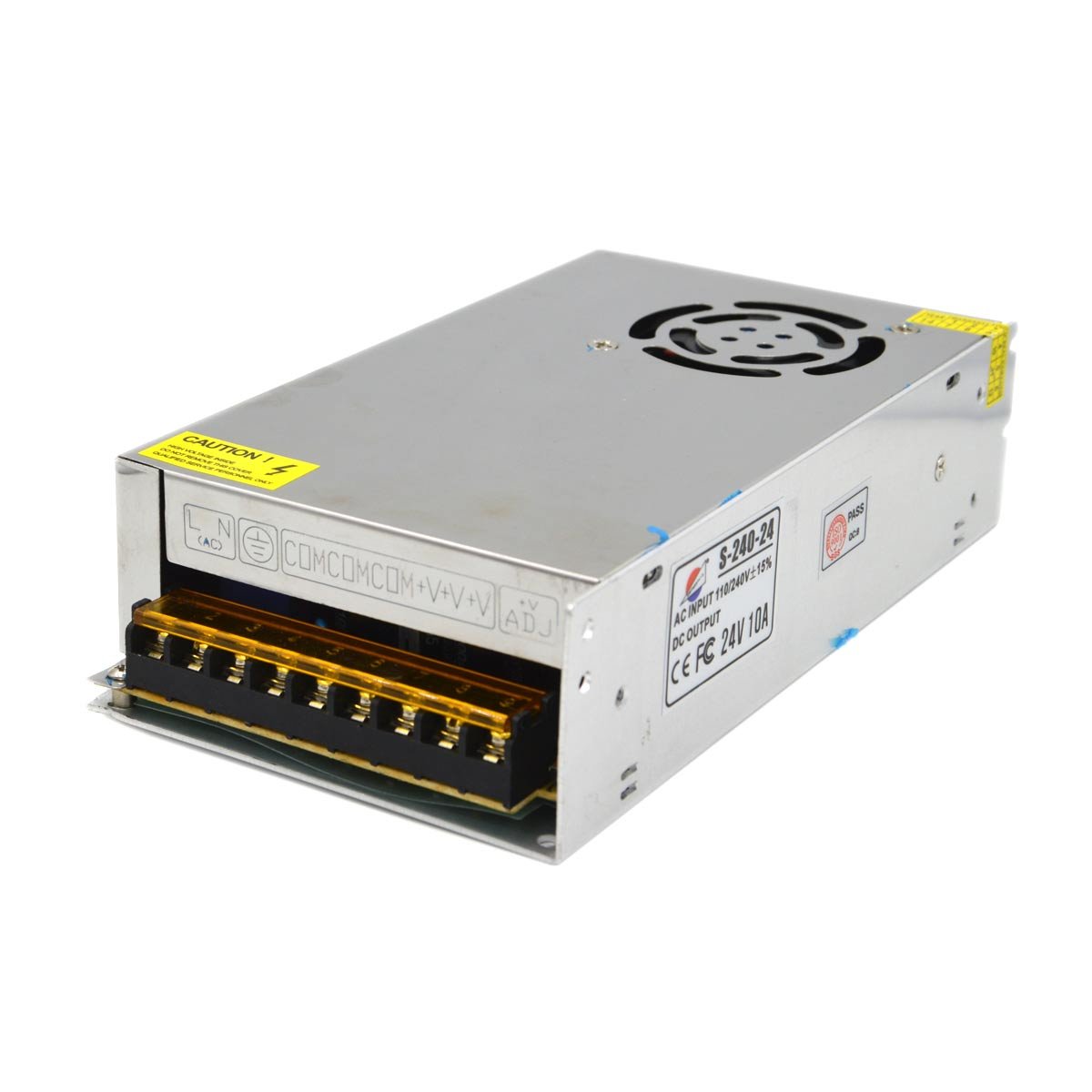 S-240-24 Power Supply SMPS S-240-24 (24V,10A) With Fan - Image 1