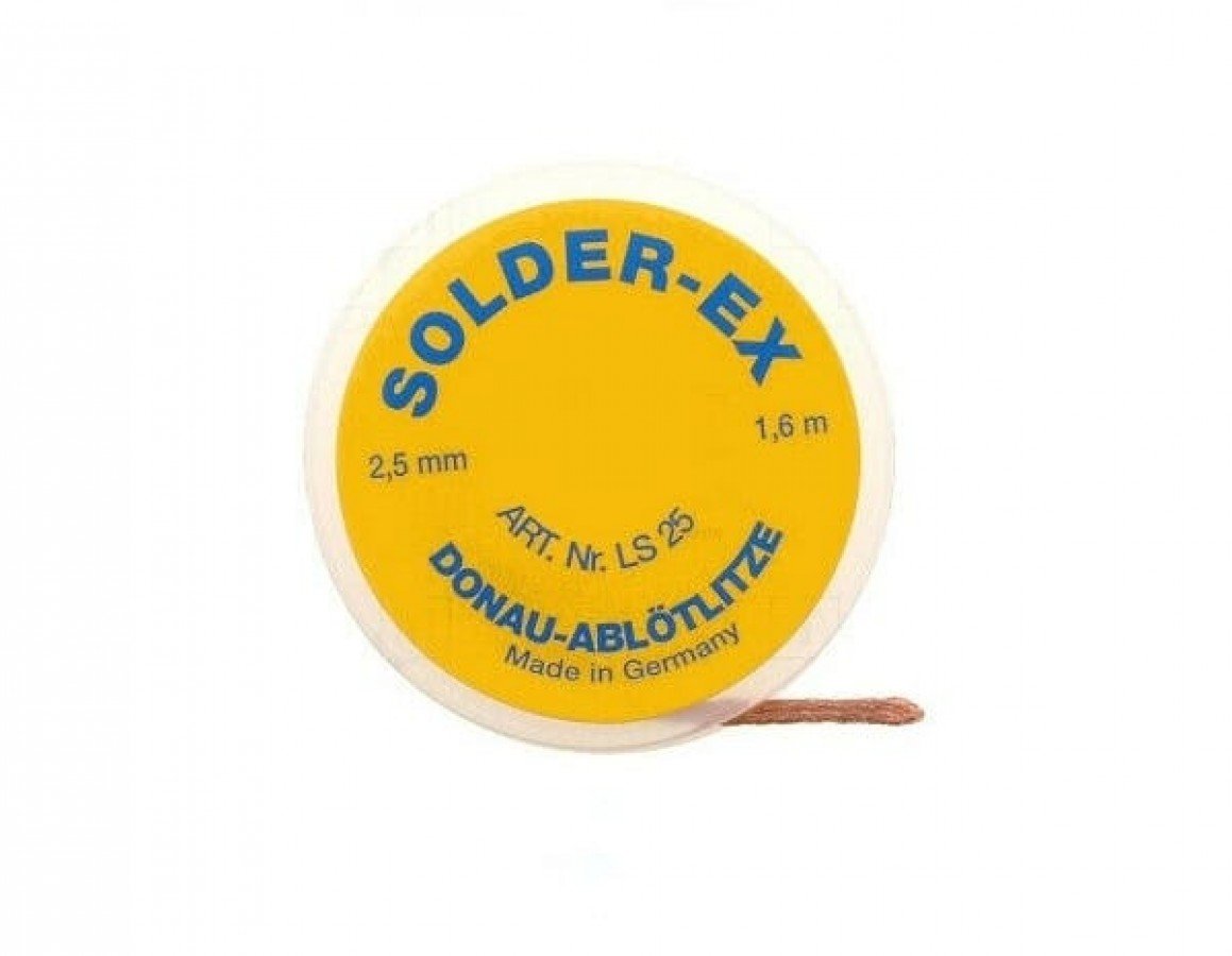 SOLDER-EX.jpg Desoldering Wick solder-ex (2.5 x 1600mm) Germany - Image 1