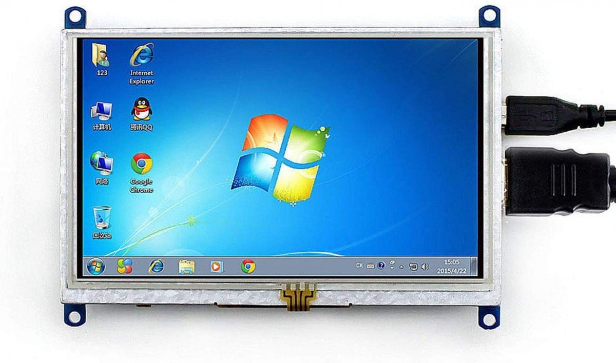 3084.jpg Waveshare 5″ Resistive Touch-Screen LCD HDMI For Raspberry Pi - Image 1