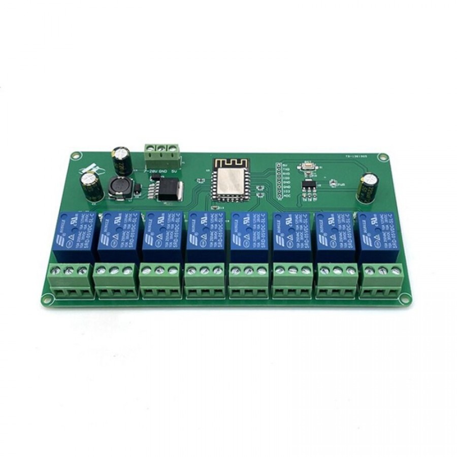 WiFi20ESP82662028ESP-12F2920Relay20Module208CH.jpg WiFi ESP8266 (ESP-12F) Relay Module 8CH (5V/7-28V ) - Image 1