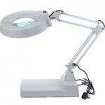 LT-86C 10x Lifting White Glass Magnifier with LED Light