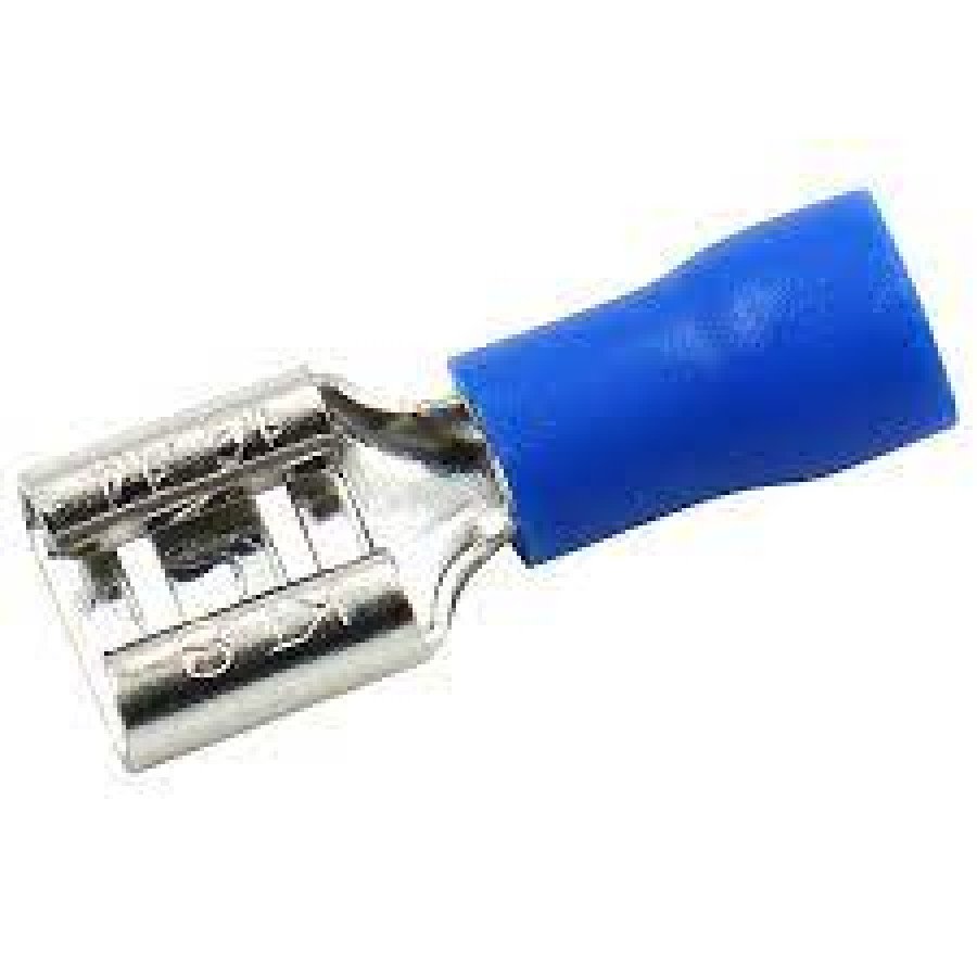 download-1.jpg Female Blade Crimp Terminal Insulated (6.3mm) - Image 1