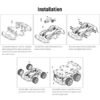 Robot Car Chassis Kit 2 Layer (4WD) - Image 3