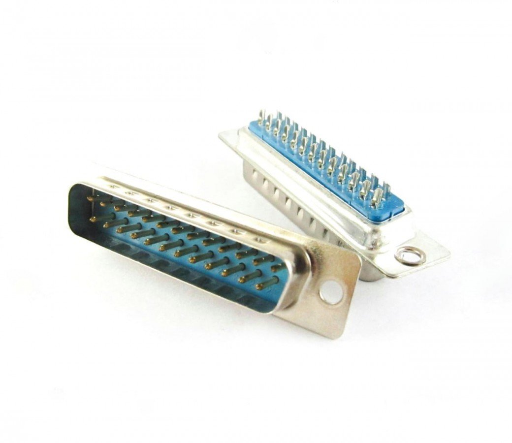 Male DB25 Male DB25 Connector Solder Type - Image 1