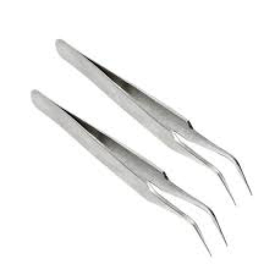 images20-202021-02-06T190451.107.jpg Curved Tweezers , Stainless Steel - Image 1
