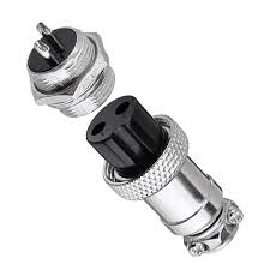 images20282129.jpg GX16-2 Pole Metal Male Female Panel Connector - Image 1