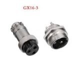 GX16-3 Pole Metal Male Female Panel Connector