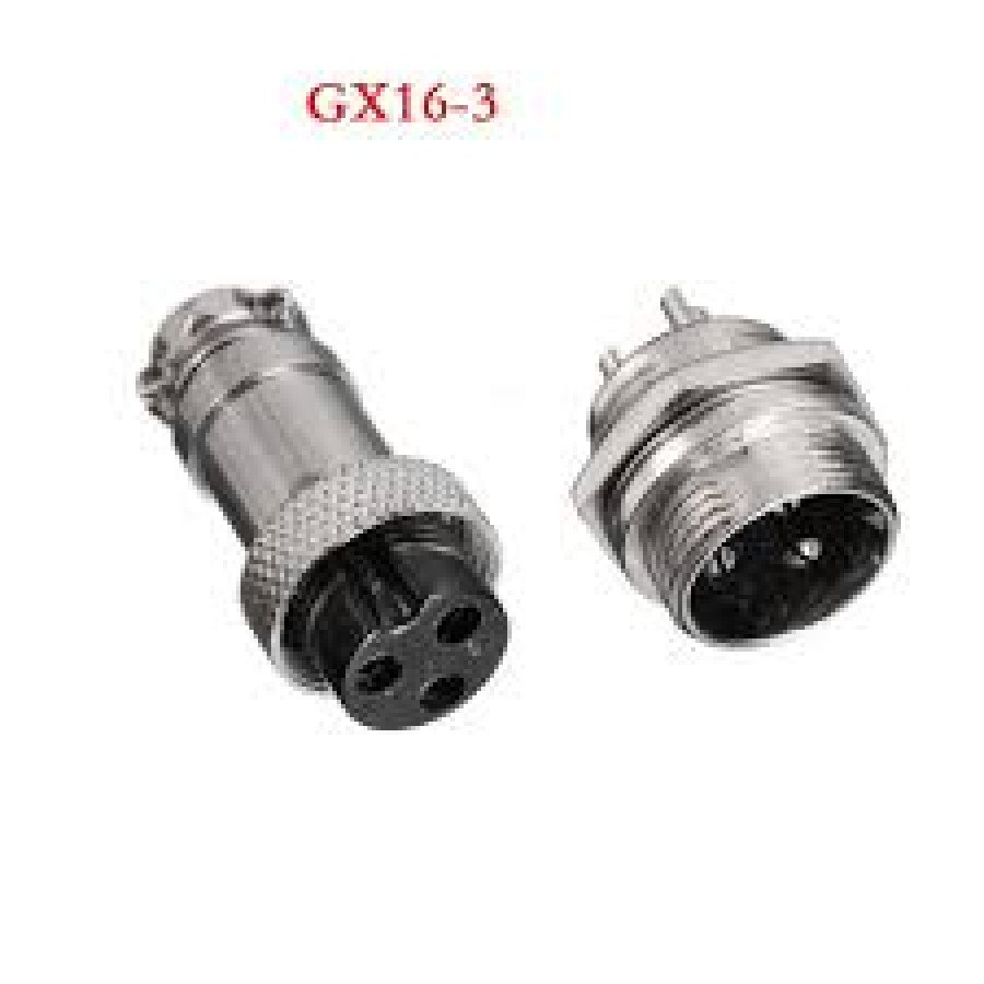 images20282429.jpg GX16-3 Pole Metal Male Female Panel Connector - Image 1