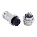 GX16-6 Pole Metal Male Female Panel Connector